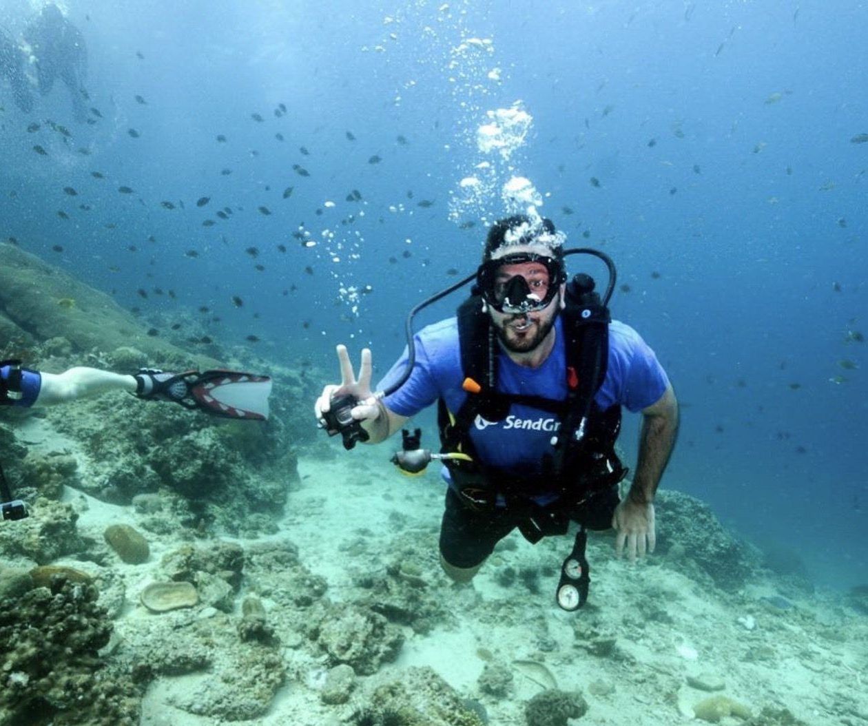Scuba diving